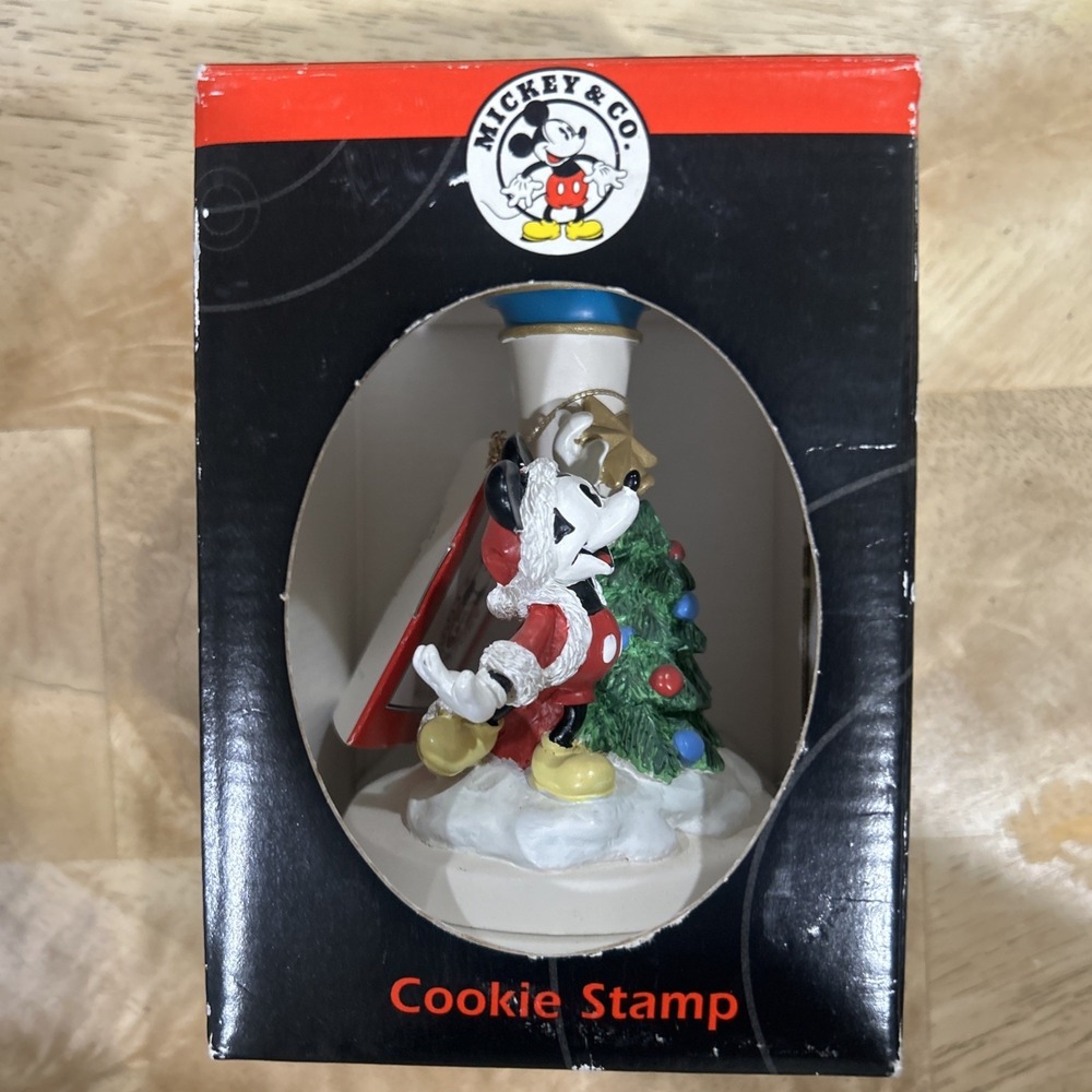 Disney Mickey's Cookie Factory Cookie Stamp Christmas Holiday Santa Hill Design